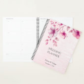 Trouwerij Planner met Waterverf Roze Bloemen (Display)