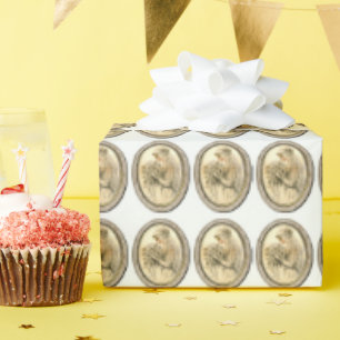 Trouwfeest & Bruidsdouche Elegante Bruid Oud-Holla Cadeaupapier