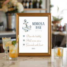 Trouwfeest Bruidsscheeps Mimosa Bar Bord