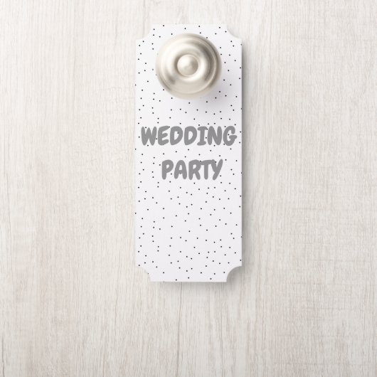 Trouwfeest Deur Ticket (Op knop)