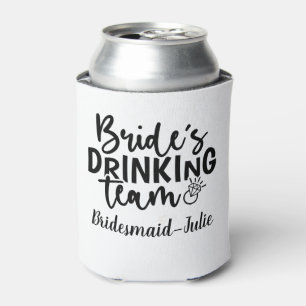 Trouwfeest Drankteam Feestcrew Statement Grafisch Blikjeskoeler