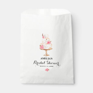 Trouwfeest Favor Tassen Roze Goud Kaka Taart Thee Bedankzakje