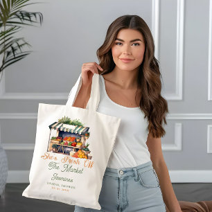 Trouwfeest 'Fresh Off The Market Farmers Market'  Tote Bag
