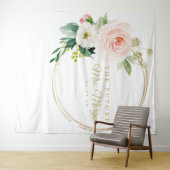 Trouwfeest Future Mrs Gold-achtergrond voor fotoho Wandkleed (In Situ (horizontaal))