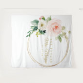 Trouwfeest Future Mrs Gold-achtergrond voor fotoho Wandkleed (Voorkant (horizontaal))