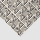 Trouwfeest & Hond Portret Bruidsjurk Bruiloft Tissuepapier (Detail)