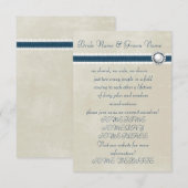 Trouwfeest in casual stijl kaart (Voorkant / Achterkant)