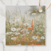 Trouwfeest in het betoverde bos met paddenstoelen bedankjes labels (Achterkant)