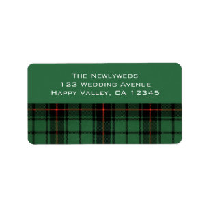 Trouwfeest in vintage stijl, Tartan Davidson Moder Etiket