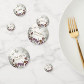 Trouwfeest Kleurrijke Tuin Bloemen Vlinders Confetti (Groep)