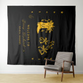 Trouwfeest met bruidsmeisjes: Laarzen en bubbels Wandkleed (In Situ (horizontaal))