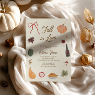 Trouwfeest met een Griljige Herfstthema Kaart