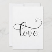 "Trouwfeest met ons gevierd" Typografie Trouwrecep Kaart (Achterkant)