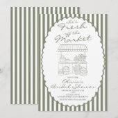 Trouwfeest na de Markt Kaart (Voorkant / Achterkant)