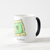 Trouwfeest Ringdrager Kussen Mok Cadeau (Voorkant rechts)