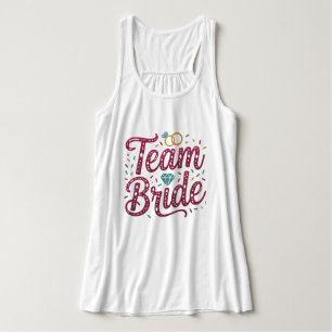 Trouwfeest Tank Top voor Bruidsteam met Fantasie O