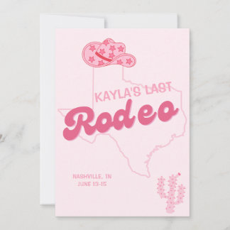 Trouwfeest Template Laatste Rodeo Kaart
