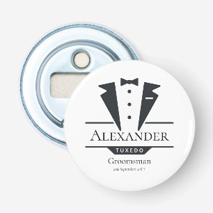 Trouwfeest Tuxedo Gifts Groomsman Button Flesopener