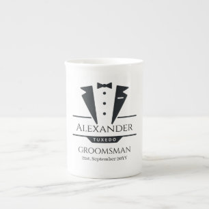 Trouwfeest Tuxedo Gifts Groomsman Porselein Kop