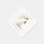 Trouwfeest Uit de Handel met een Fantasievol Karak Servet (Hoek)