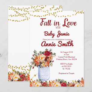 Trouwfeest Uitnodiging 'Fall in Love'