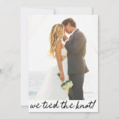 Trouwfeest uitnodiging 'Happily Ever After Party' (Achterkant)