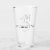 Trouwfeest Vader van de Bruidegom op Maat Glas (Achterkant)