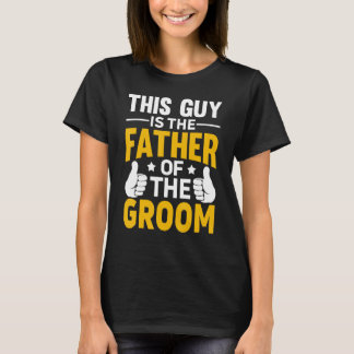 Trouwfeest Voor Mannen Verlovingsfeest Vader Van D T-shirt