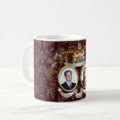 trouwfeest Will & Kate /DIY kleuren Koffiemok (Voorkant links)