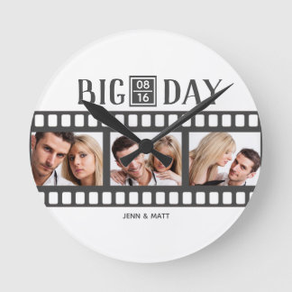 Trouwfilm Voeg 3 foto's toe Ronde Klok