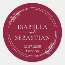 Trouwformele wijnrood