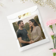Trouwfoto Aangepaste Gouden Typografie Huwelijk