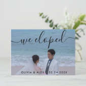 Trouwfoto  aankondiging (Staand voorkant)