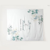 Trouwfoto Achtergrond Doek Wandkleed (Voorkant (horizontaal))