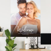 Trouwfoto Eenvoudige Moderne Kalligrafie Minimalis Poster (Thuiskantoor)