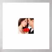 Trouwfoto gasten ondertekenen grenzen Poster (Voorkant)