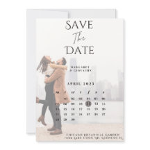 Trouwfoto geïnspireerde Save The Date 