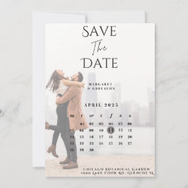 Trouwfoto geïnspireerde Save The Date 