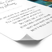 Trouwfoto-herdenkingsbord vader van de bruidegom i poster (Hoek)