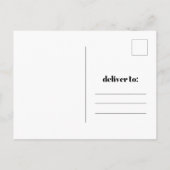 Trouwfoto Stel de nieuwe datum uit aankondiging ui (Achterkant)