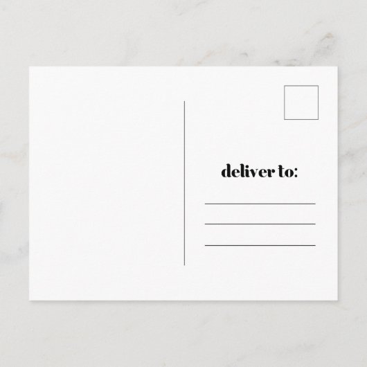 Trouwfoto Stel de nieuwe datum uit aankondiging ui (Achterkant)