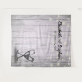 Trouwfotocabine Achtergrond Champagnetuin Hout Wandkleed (Voorkant (horizontaal))