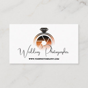Trouwfotograaf (oude look) visitekaartje