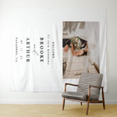 Trouwfotohokje-achtergrond met foto wandkleed (In Situ (horizontaal))