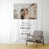 Trouwfotohokje-achtergrond met foto wandkleed (In situ)