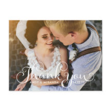 Trouwfotokaart Briefkaart Elegante Unieke Kaart