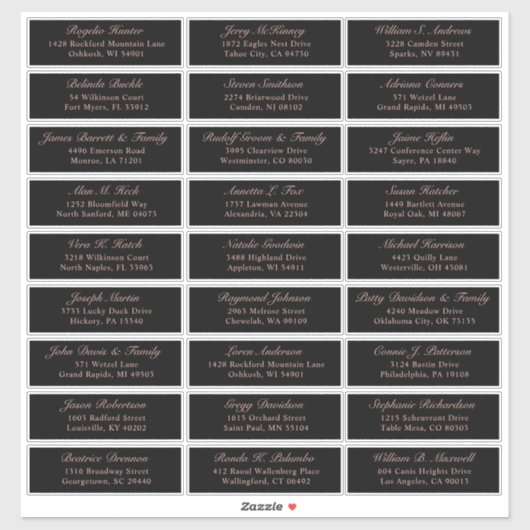  trouwgastensticker voor adresetiketten sticker (Vel)