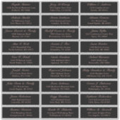  trouwgastensticker voor adresetiketten sticker (Voorkant)