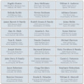  trouwgastensticker voor adresetiketten sticker (Voorkant)