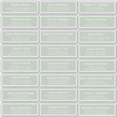 trouwgastensticker voor adresetiketten sticker (Voorkant)